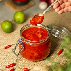 Asia Süß-Sauer Sauce - Mit frischer Mango, Ingwer und Chili Asia Süß-Sauer-Soße