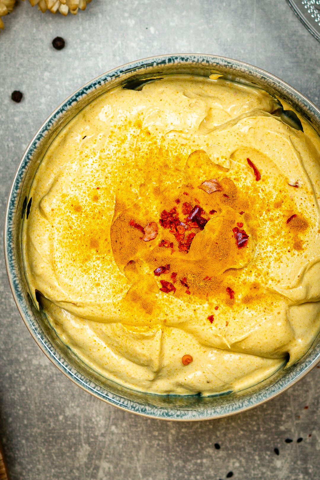 Veganer Curry-Dip