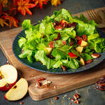 Herbstlicher Blattsalat
