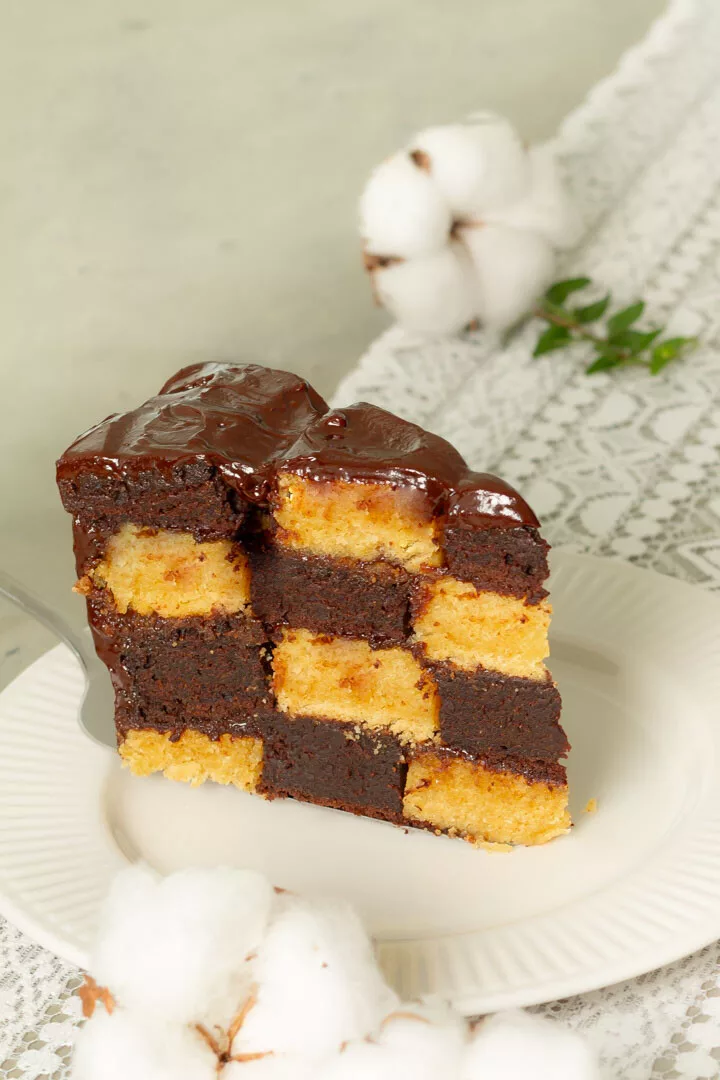 Schachbrett-Kuchen