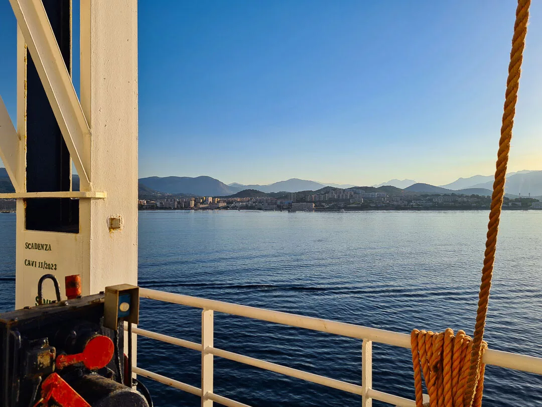 Fähre Überfahrt Ajaccio, Korsika