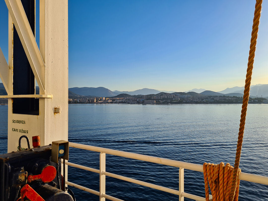 Fähre Überfahrt Ajaccio, Korsika