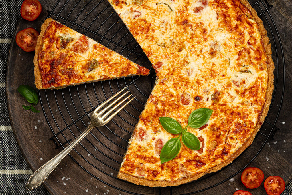 Roasted Tomato Quiche