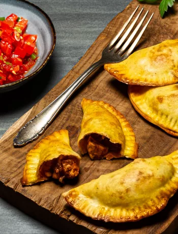 Chicken-Empanadas mit Tomatensalsa
