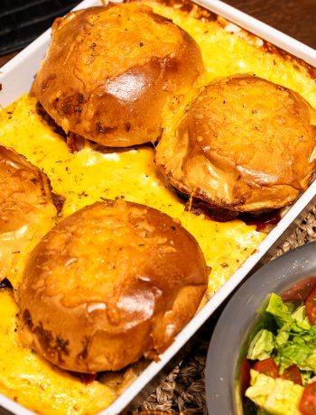 Bacon-Cheeseburger-Auflauf