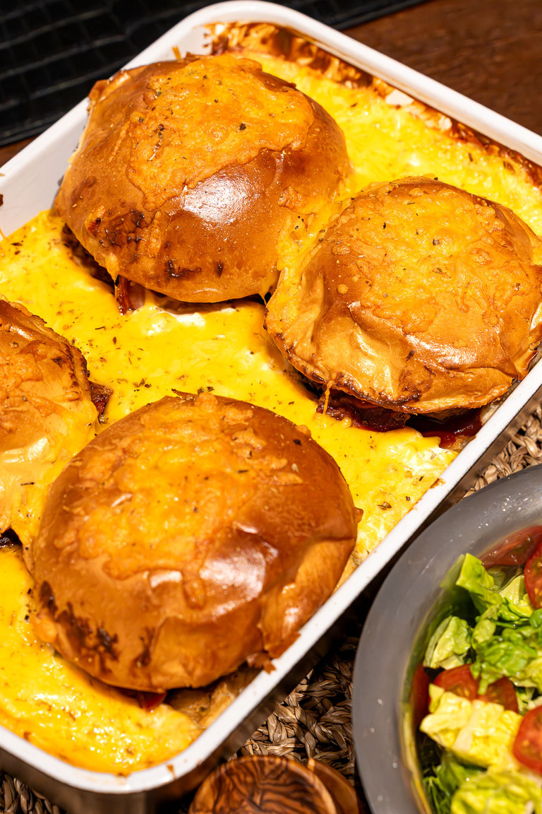 Bacon-Cheeseburger-Auflauf