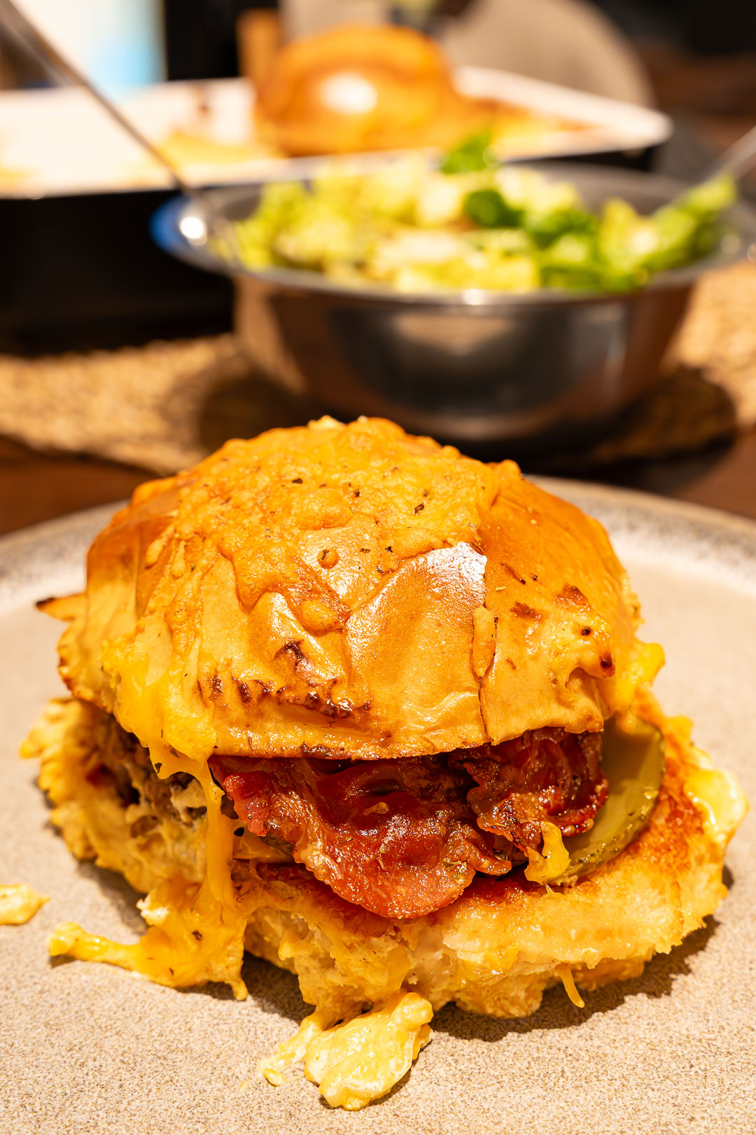 Bacon-Cheeseburger-Auflauf