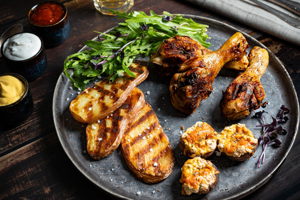 Gegrille Chicken-Drumsticks