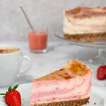 Haileys New York Cheesecake mit Erdbeeren