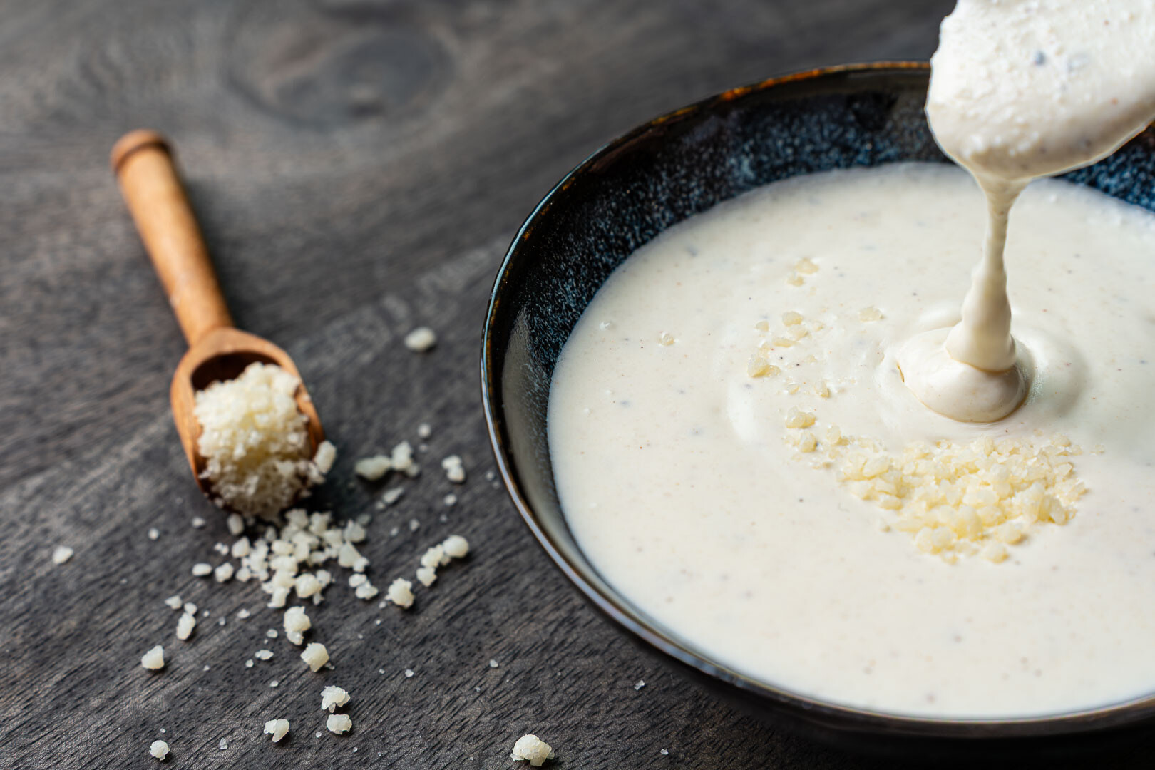 Parmesancreme für Pizza Bianca oder als Topping