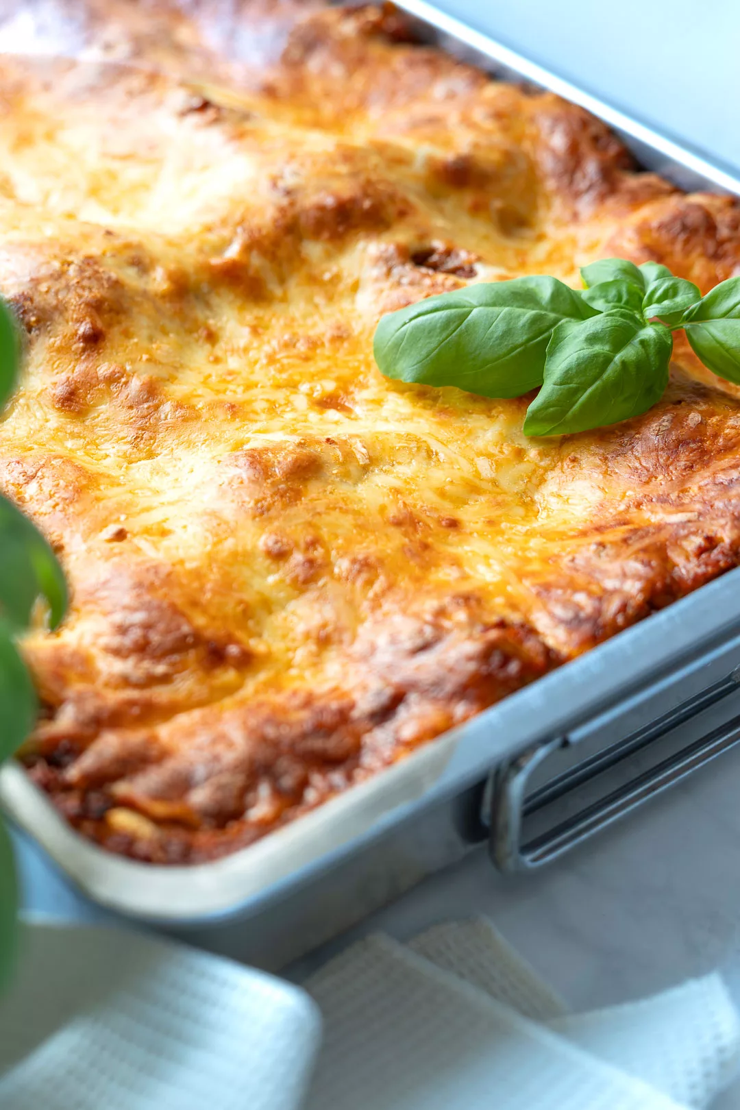 Traditionelle Lasagne al Forno mit Ragù alla Bolognese und Béchamelsauce