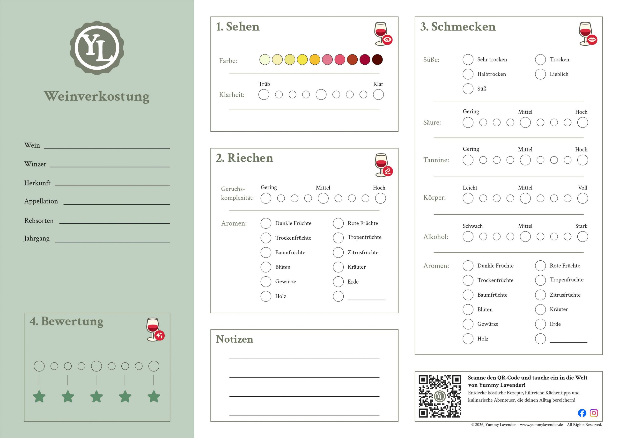 Gratis Verkostungsbogen für die Weinprobe zum Download